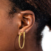  Twisted Rope Hoop Earring - Adina Eden's Jewels
