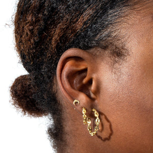  Mini Cowhorn Stud Earring - Adina Eden's Jewels