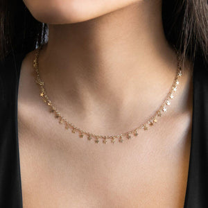  Stars Necklace 14K - Adina Eden's Jewels