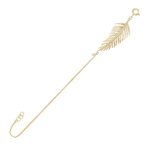 Gold Leaf Bracelet - Adina Eden's Jewels