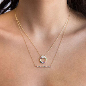  Star Bezel Necklace - Adina Eden's Jewels
