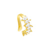 Gold / Single Scattered CZ Ear Cuff - Adina Eden's Jewels