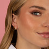  Thin Pave Curved Huggie Earring - Adina Eden's Jewels