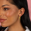  Multi Chain Drop Huggie Earring - Adina Eden's Jewels