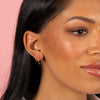  Thin Twisted Huggie Earrings - Adina Eden's Jewels
