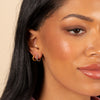  Mini Solid Cuban Chain Huggie Earring - Adina Eden's Jewels