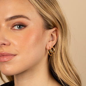  Thin Solid Tube Huggie Earring - Adina Eden's Jewels