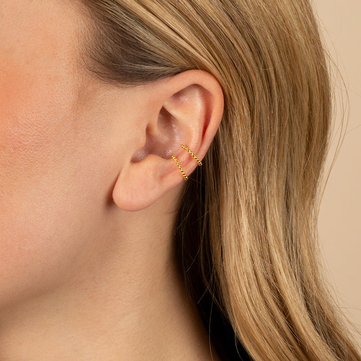  Solid Beaded Ear Cuff - Adina Eden's Jewels