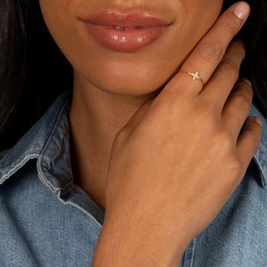  Pearl Starburst Ring - Adina Eden's Jewels