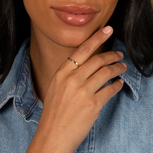  Wide Solid Eternity Ring - Adina Eden's Jewels