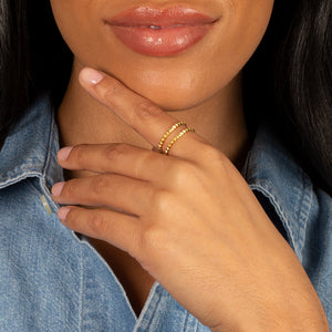  Solid Spiked Eternity Ring - Adina Eden's Jewels