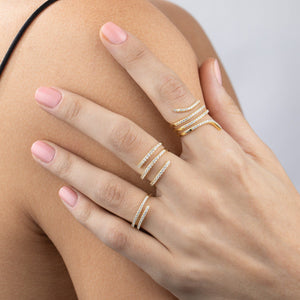  Pavé Wrap Ring - Adina Eden's Jewels