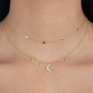 Solid Multi Charms Choker - Adina Eden's Jewels