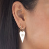  Mini Bezel Huggie Earring - Adina Eden's Jewels