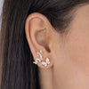  Pavé Triple Butterfly Stud Earring - Adina Eden's Jewels