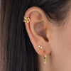  Solid Stars Ear Cuff - Adina Eden's Jewels