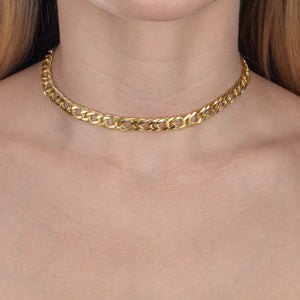  Wide Double Curb Choker - Adina Eden's Jewels