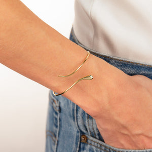  Solid Snake Wrap Bangle - Adina Eden's Jewels