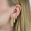  XS Pavé Chain Link Drop Earring - Adina Eden's Jewels