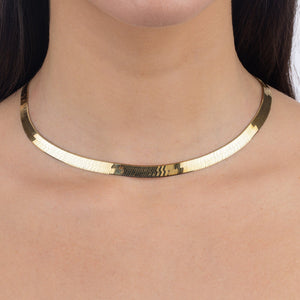  Mega Chain Choker 14K - Adina Eden's Jewels
