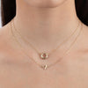  Dainty Toggle Necklace 14K - Adina Eden's Jewels