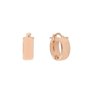 Wide Hoop Earring 14K - Adina Eden's Jewels