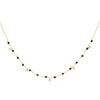 Onyx Stone Chain Necklace - Adina Eden's Jewels