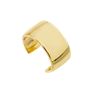 Gold / 7 MM Solid Ear Cuff - Adina Eden's Jewels
