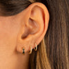  Thin Twisted Huggie Earring 14K - Adina Eden's Jewels