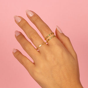  CZ Accented Ring - Adina Eden's Jewels