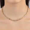  Thick Chain Link Necklace 14K - Adina Eden's Jewels