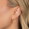  Pearl Chain Drop Stud Earring - Adina Eden's Jewels