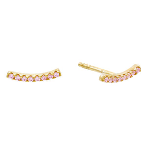  Thin Bar Ear Climber - Adina Eden's Jewels