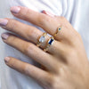  Baguette Links Ring - Adina Eden's Jewels