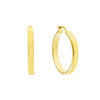 Gold / 30 MM Solid Hoop Earring - Adina Eden's Jewels