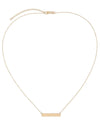  Engravable Bar Necklace 14K - Adina Eden's Jewels
