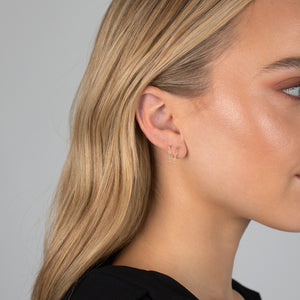  Double Chain Earring Chain Connector 14K - Adina Eden's Jewels