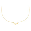 Gold Mini Arabic Nameplate Choker - Adina Eden's Jewels