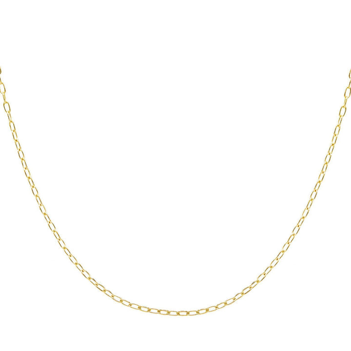 14K Gold Forzatina Chain Necklace 14K - Adina Eden's Jewels
