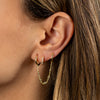  CZ X Bezel Huggie Earring Combo Set - Adina Eden's Jewels