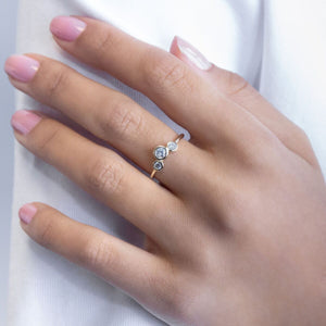  Trio Bezel Ring - Adina Eden's Jewels