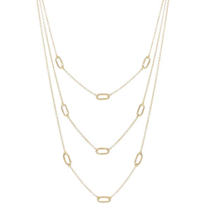 Combo Trio Oval Necklace Combo Set - Adina Eden's Jewels