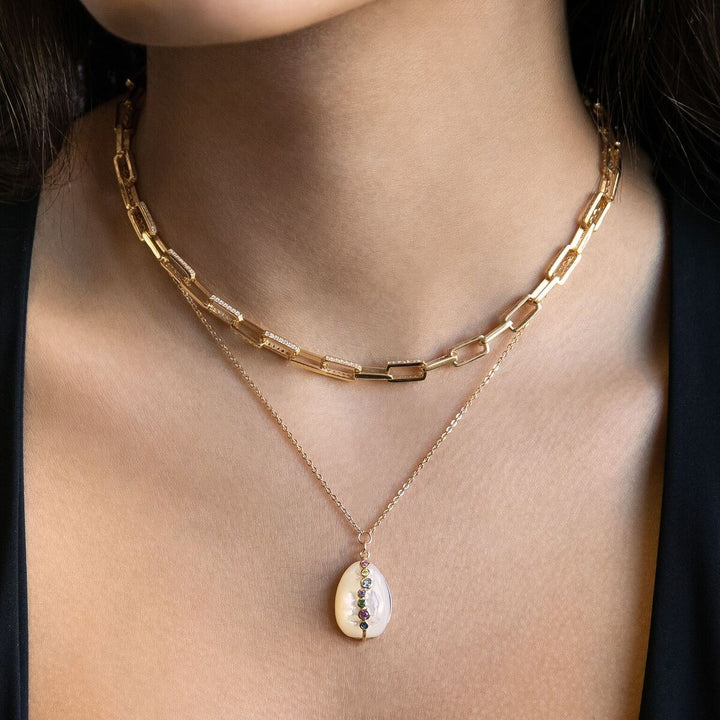  Mother of Pearl Necklace - Adina Eden's Jewels