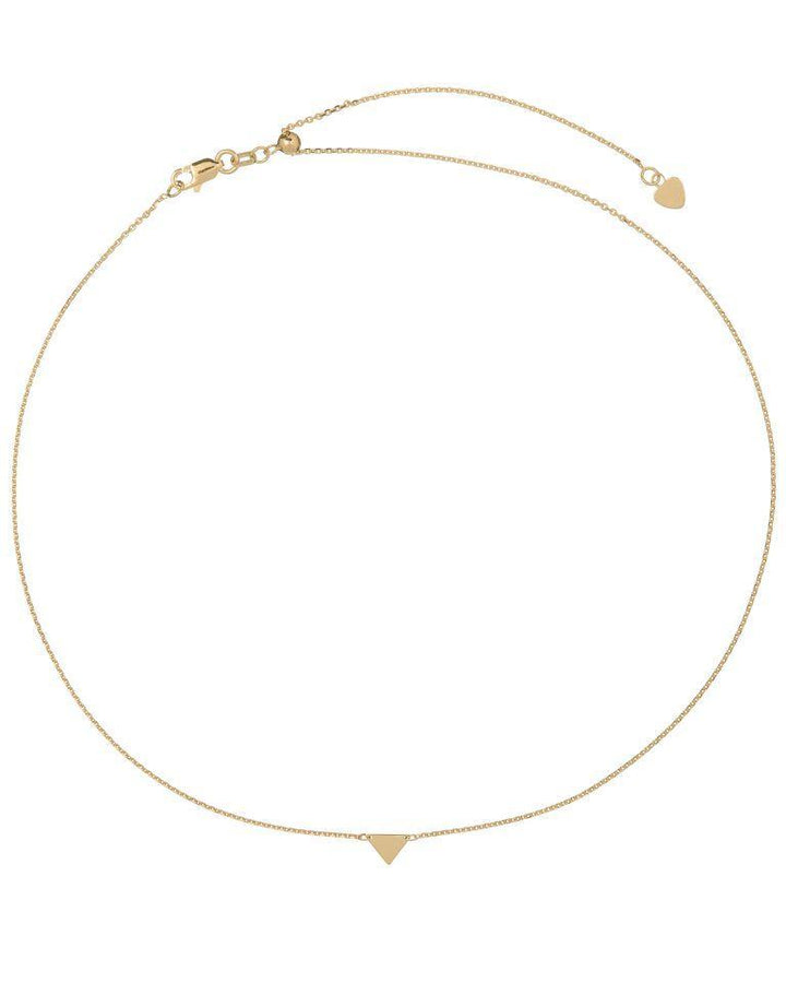  Triangle Necklace 14K - Adina Eden's Jewels