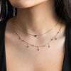  Blue Bezel Necklace - Adina Eden's Jewels