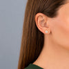 Enamel Pink Flower Stud Earring - Adina Eden's Jewels