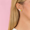  Enamel Star Stud Earring - Adina Eden's Jewels