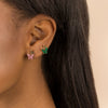  Colored Pavé x Solid Butterfly Stud - Adina Eden's Jewels
