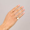  CZ Smiley Face Pinky Ring - Adina Eden's Jewels