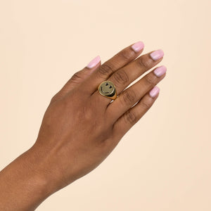  Smiley Face Ring - Adina Eden's Jewels